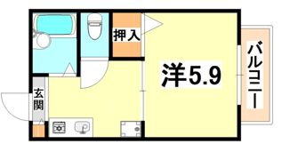 ディアス六甲の間取り画像