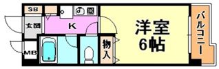 エフワン青木の間取り画像