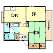 甲陽パンション A棟の間取り画像