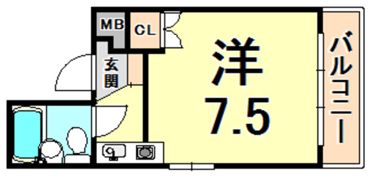 ホワイトコート北口の間取り画像
