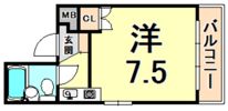 ホワイトコート北口の間取り画像