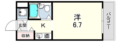 ジョイフル塚口の間取り画像