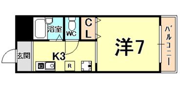 ルフロン甲子園の間取り画像