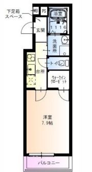 フジパレス立花川辺公園ウエストの間取り画像