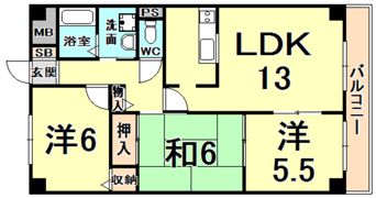 グレース17の間取り画像
