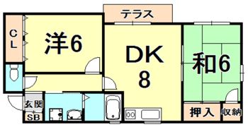 グレース田代IIIの間取り画像