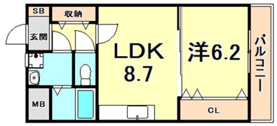 フレシールの間取り画像