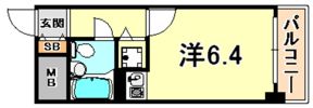 藤和シティホームズ灘の間取り画像