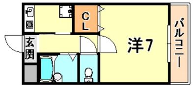 アビテ六甲の間取り画像