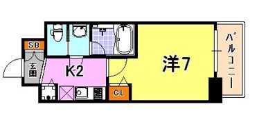 アスヴェル神戸ハーバーサイドの間取り画像