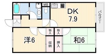 ビラ・タルミの間取り画像