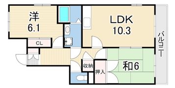ローズコートの間取り画像