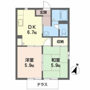 ソレイユ六甲の間取り画像