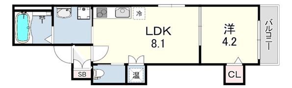 エルグランド湊川公園の間取り画像