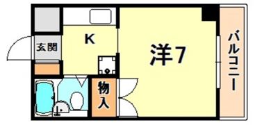 ル・パレ福住の間取り画像