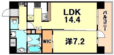 リーガル神戸三宮の間取り画像