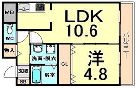 ラディウス武庫之荘の間取り画像