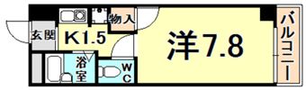 ドムール若山の間取り画像