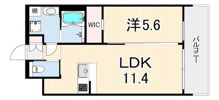 プレジオさくら夙川の間取り画像