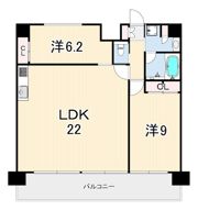 プレジオさくら夙川の間取り画像