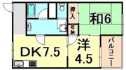 ベル武庫之荘の間取り画像