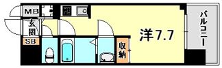 アスヴェル兵庫駅前の間取り画像