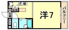 ペアコート仁川の間取り画像