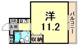 ローレル西宮北口の間取り画像