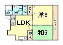 ローテローゼ久寿川の間取り画像