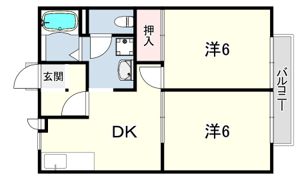 メゾンドソレイユの間取り画像