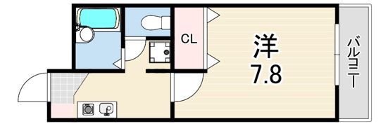 リバティー樋ノ口2の間取り画像
