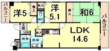 ラピス伊丹大鹿の間取り画像