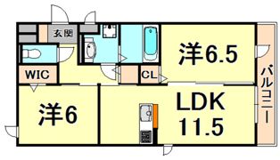 シャン ドリエの間取り画像