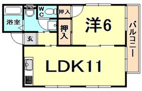 シャレオ上大市の間取り画像