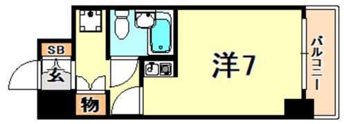 藤和シティコア神戸中道通の間取り画像