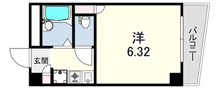 ハッピー稲野マンションの間取り画像