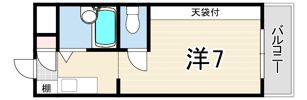 サンハイツ白鳩IIIの間取り画像