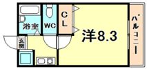 ピュア河原の間取り画像