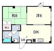 カサベージュ愛宕山の間取り画像