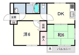 グランディア夙川2の間取り画像