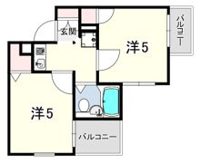 セレーノ門戸の間取り画像