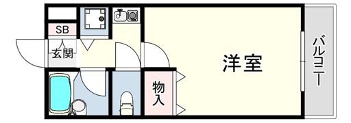 シャトラン弓木参番館の間取り画像