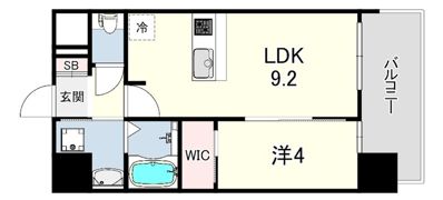 プレサンス尼崎アルモナの間取り画像
