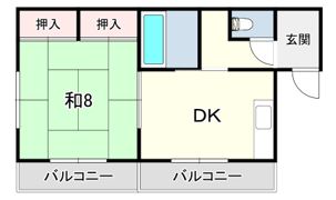 はいつK＆Hの間取り画像