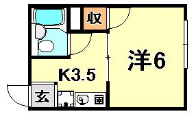 アメニティ小松の間取り画像