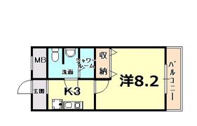 コンセール愛宕山の間取り画像