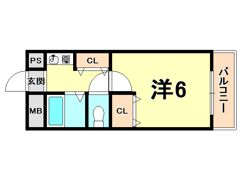 ヴィヴァン西宮の間取り画像
