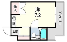 シャンブルド甲東園の間取り画像