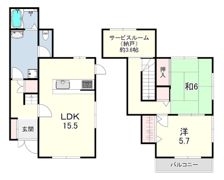 シティライフ山芦屋IIの間取り画像
