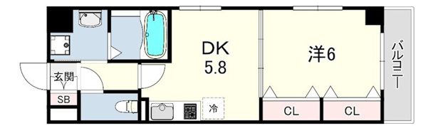 エスペランサ御影2の間取り画像